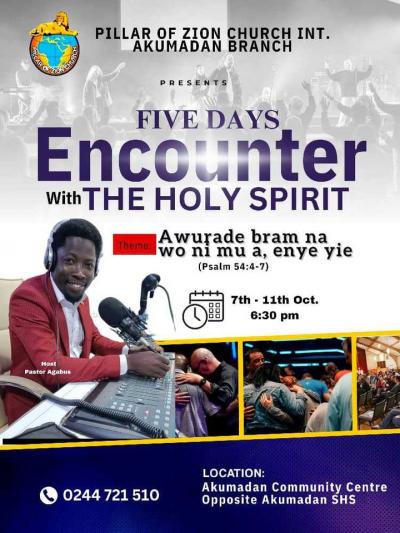 five days powerfull Encounter with the holy spirit